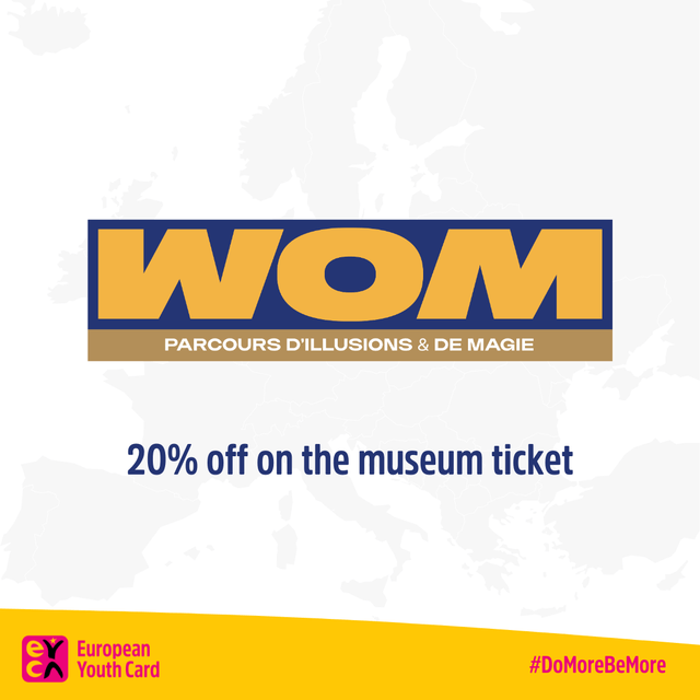 WOM: A JOURNEY THROUGH ILLUSION AND MAGIC 20% discount on your visit