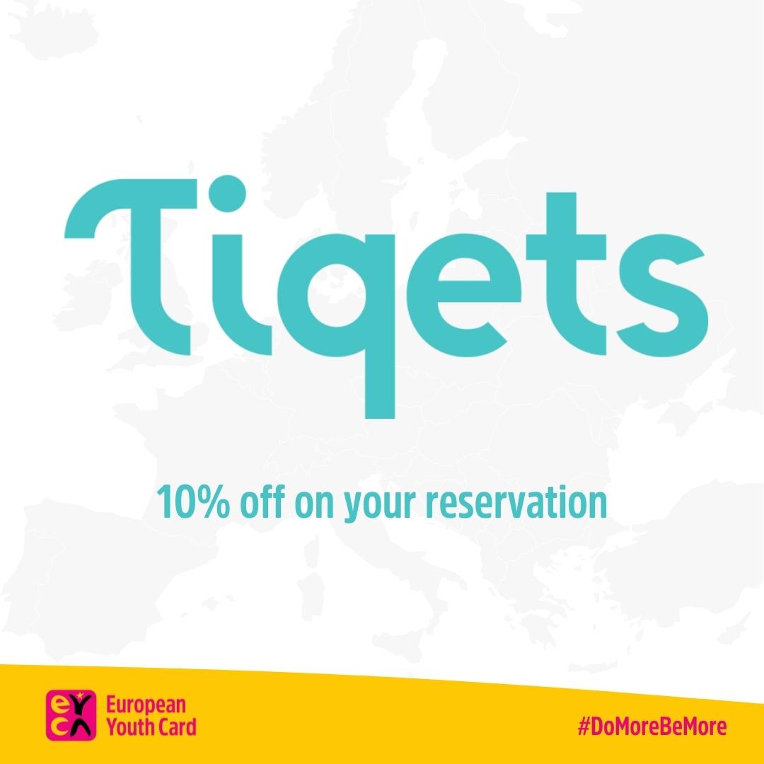 Tiqets 10% discount on your next experience